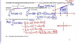 Math 231--5.3--Fundamental Theorem of Calculus