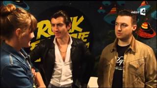 Arctic Monkeys - Interview à Rock en Seine 2014
