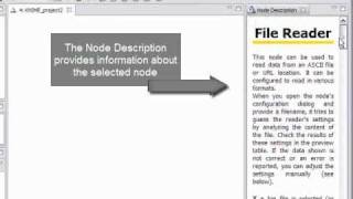 Overview of the KNIME data mining workbench (Tutorial)