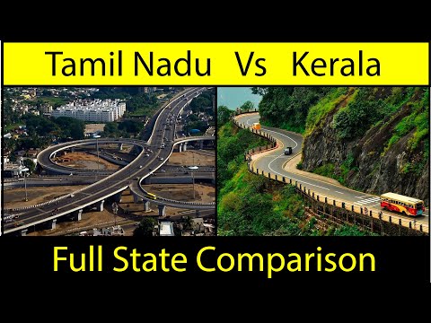 Vidéo: Différence Entre Le Kerala Et Le Tamil Nadu