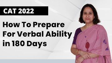 Ace Verbal Ability for CAT in 180 Days | Meenakshi Upadhyay | CAT 2022