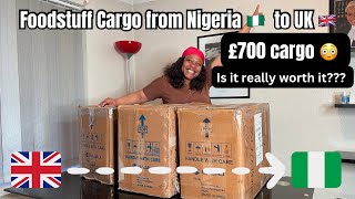 How to cargo food stuff to the UK 🇬🇧 | I brought more foodstuff from Nigeria