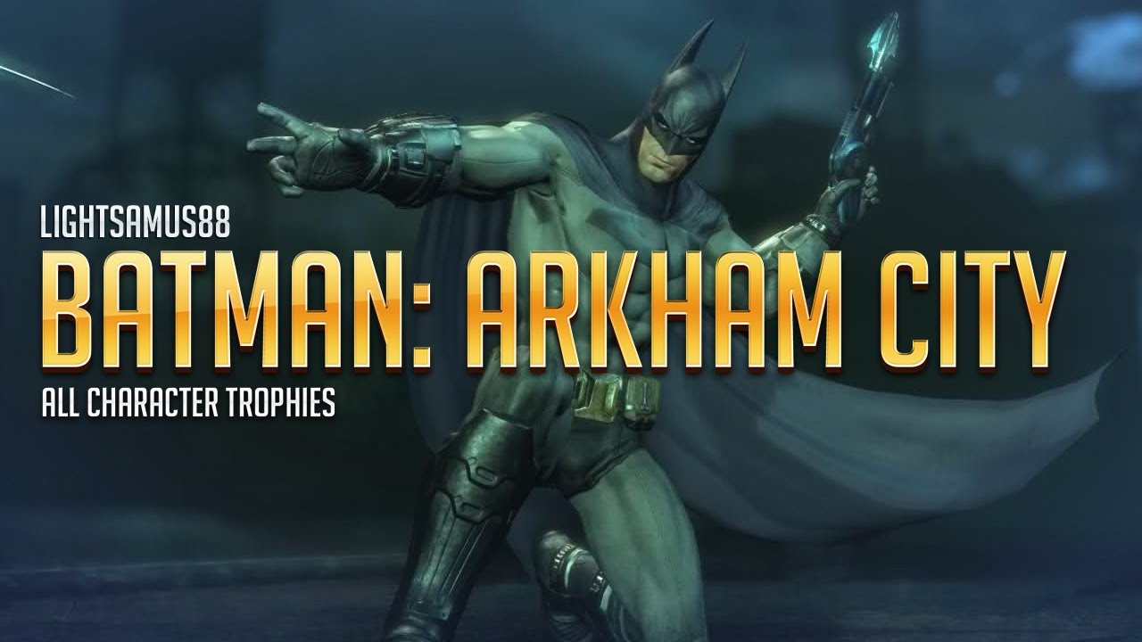 batman arkham city trophies