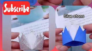 How to make paper crown | Easy Paper DIY | Craft Ideas | Paper crown making at home #support #craft