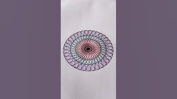 Beautiful Spirograph #spiroart #pattern #noise #viralvideo #oddlysatisfying #impossible #art #relax