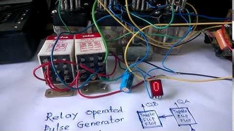 Relay Pulse Generator & 2 Bit Counter