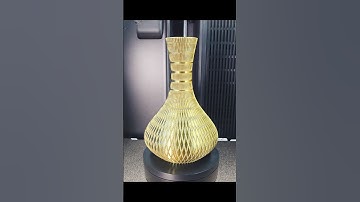 BAMBU LAB H2D 3D Printer Caraflux Vase Silk PLA #shorts #3dprinting #asmr