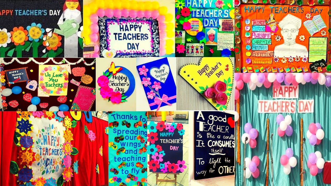 20 World Teachers Day Decoration Ideas Card Bm Decor You