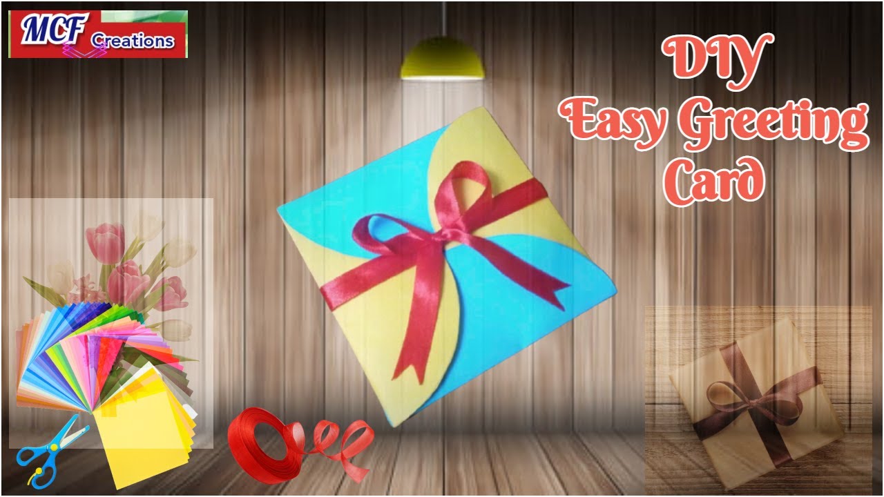 Easy Greeting Card Idea | DIY – Gift Wrapping ideas | Paper Crafts ...