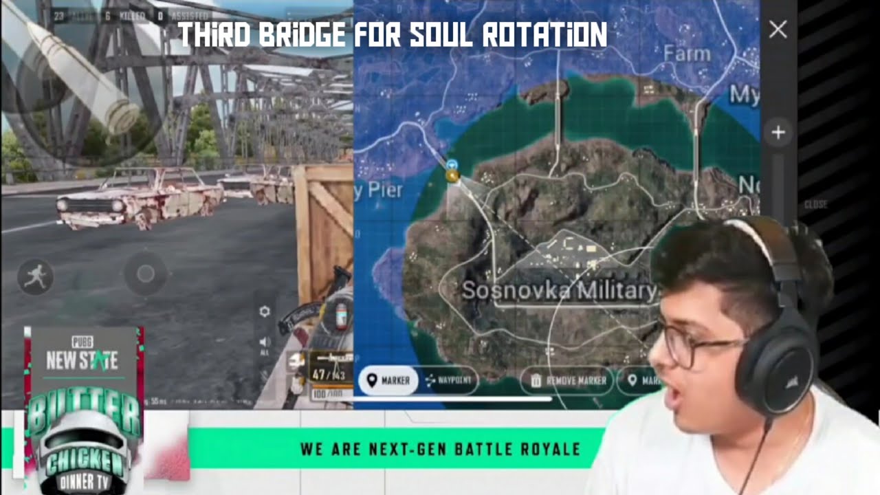 When Mortal Saw 3rd Bridge For Soul Rotation 😂|Something Cool happens when you die in PUBG New State