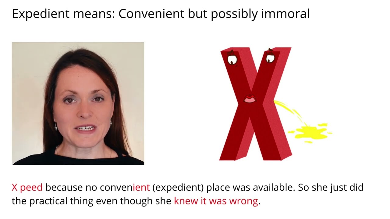 Remember Meaning Of Expedient Using Pictures and Mnemonics