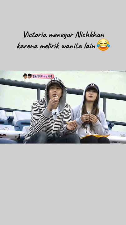 Victoria menegur Nichkhun 😁😂 #wgm #khuntoria #nichkhun #victoria #khuntoriawgm #wgmkhuntoria