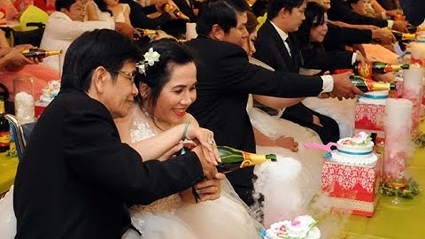 Đám cưới tập thể 60 cặp đôi khuyết tật 2016 - Phá kỷ lục Guiness