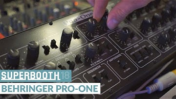 Behringer Pro-One Clone @ Superbooth 2018
