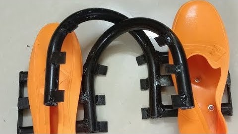 Guốc trèo cau - dụng cụ trèo hái cau giá rẻ 500k bao ship hàng tốt nhất an toàn