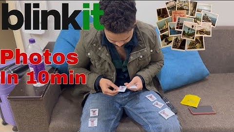 Passport Photos in 10 Minutes?! 🤯 Blinkit | how to order your passport photos with Blinkit