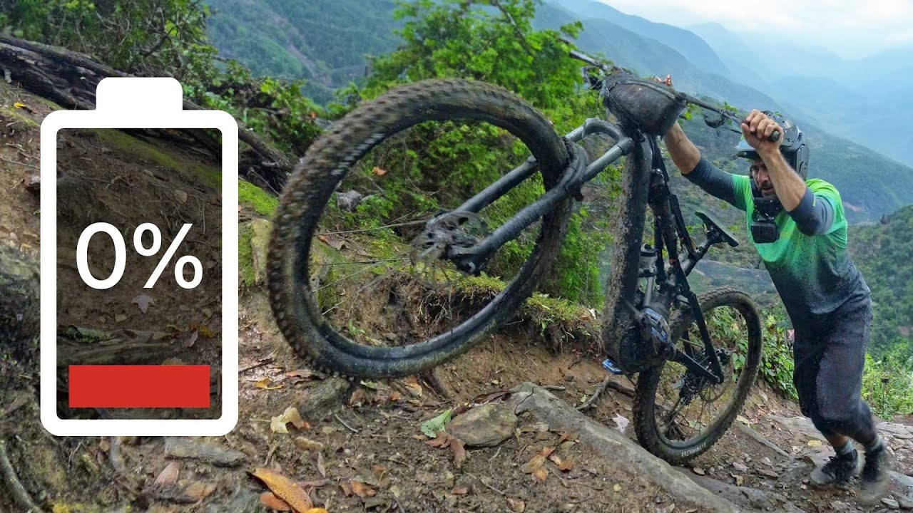 Я поднялся на гору на МЕРТВОМ электровелосипеде🪫FAFO