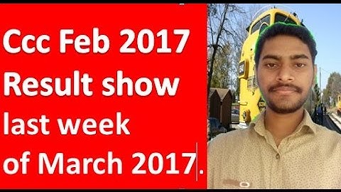 CCC February Exam Cycle Result Expected Show End Of March