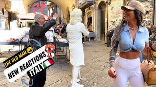 The old man 😂 Human Statue Prank/Try Not To Laugh 😂