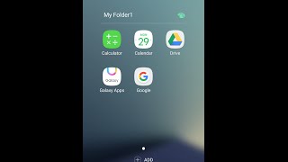 How To Create App Folder On Home Screen and Apps Drawer On Samsung Galaxy Note7 screenshot 4