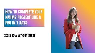 How to Complete Your Nmims Project Like a Pro in 7 Days @Studylivezoneofficial