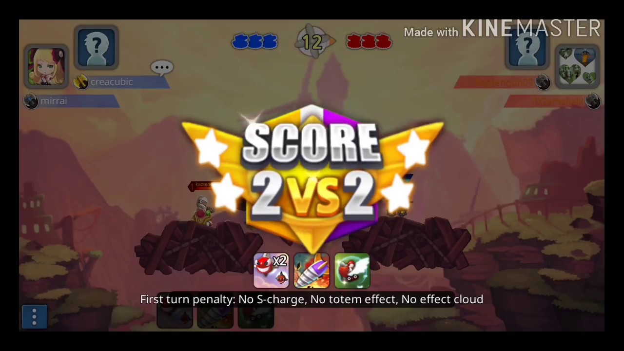 [GUNBOUND M] 2 VS 2 With Friends ALMOST Perfect Game!!!!