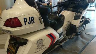 HONDA GOLDWING V6 1800 CC MILIK POLISI JALAN RAYA POLDA RIAU (PJR) KEREN COY