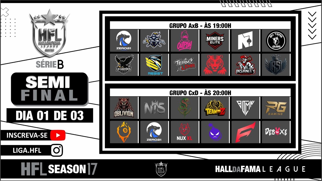 LIGA HFL SÉRIE B SEASON 17 - SEMI FINAL / DIA 1