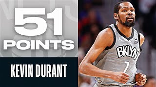 KD's Goes OFF For Nets CAREER-HIGH 51 PTS 🔥