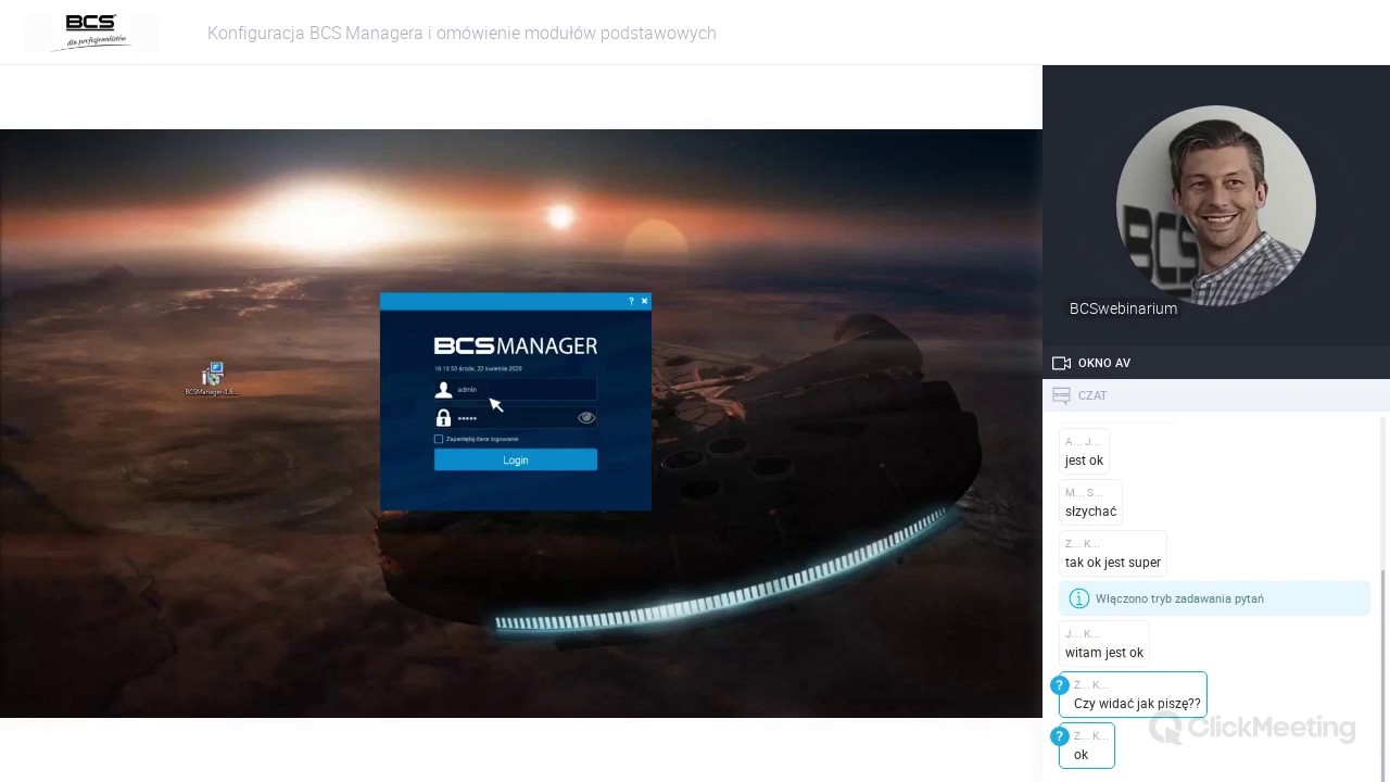 BCS Manager Konfiguracja i omówienie modułów podstawowych - YouTube