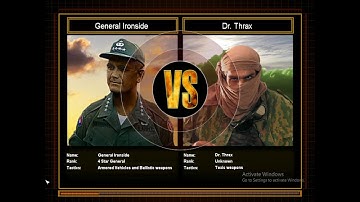 C&C generals Shockwave l General ironside VS DR thrax l Challenge 1