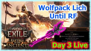 Wolfpack Lich Until Raven's Flock T6+ Mapping | Minion Lich Starter | Path of Exile 2 0.5