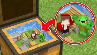 JJ and Mikey Became REALLY SMALL in Minecraft Challenge Maizen Mizen Mazien