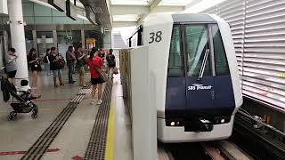 [SBST] Mitsubishi Heavy Industries & Crystal Mover C810 V38 Departing NE17/PTC Punggol Station (Rep)