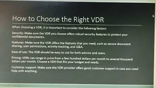 Exploring Virtual Data Rooms Common Features and Benefits Cloud Based Solutions