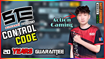 (New) STE Action Gaming CONTROL Code Sensitivity for BGMI 5 finger claw l Evil Daxter