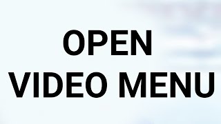 Open video menu shortcut key in VLC Player screenshot 3