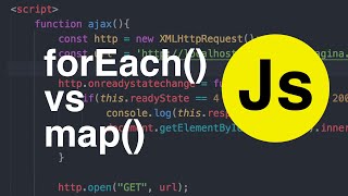 Difference between forEach() and map() in Javascript Profile