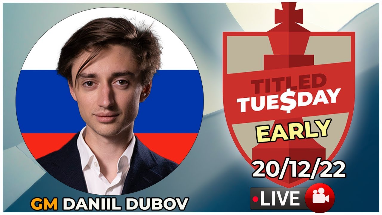 chess24.com on X: 🏆 Congratulations to GM Daniil Dubov on winning the  early #TitledTuesday with 10/11 and half a point ahead of Magnus Carlsen!  👏  / X