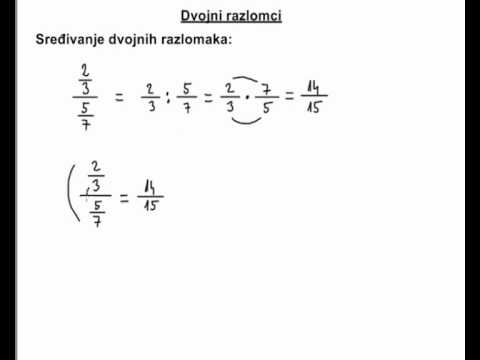Video: Kako napisati razlomak kao umnožak cijelog broja i jediničnog razlomka?