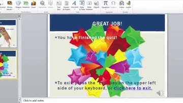 Interactive PowerPoint Quiz: How to Hyperlink