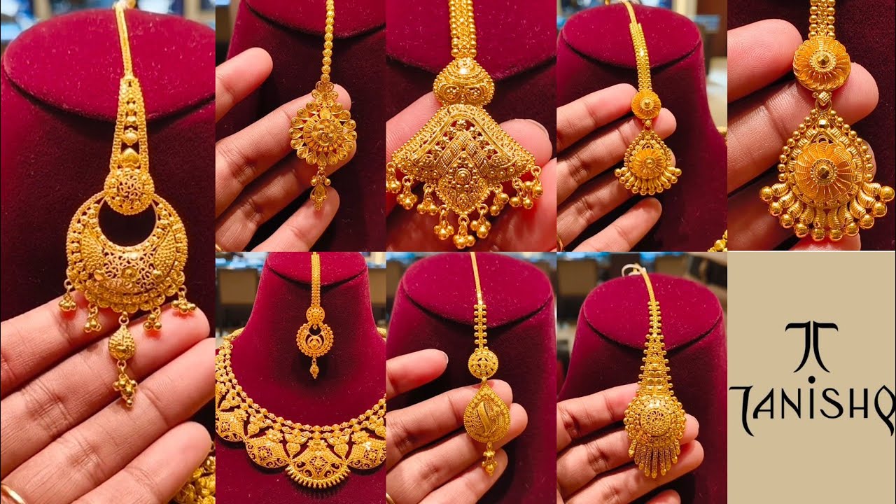 Tanishq Latest Light Weight Gold Tikka Collection 😱 Starting Just 4.5 Grams #youtube #trending