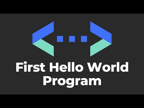 C++ First Hello World Program    CPP Programming Video Tutorial