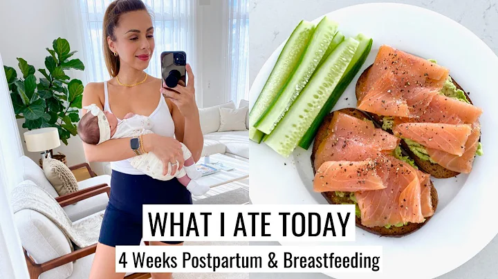 WHAT I ATE TODAY | 4 Weeks Postpartum & Breastfeed...
