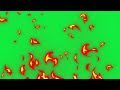 Fire Elements Rising Embers Wipe Green Screen Fire Storm