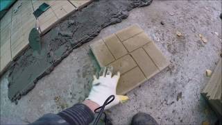 Особенности укладки тротуарной плитки на бетон на улице