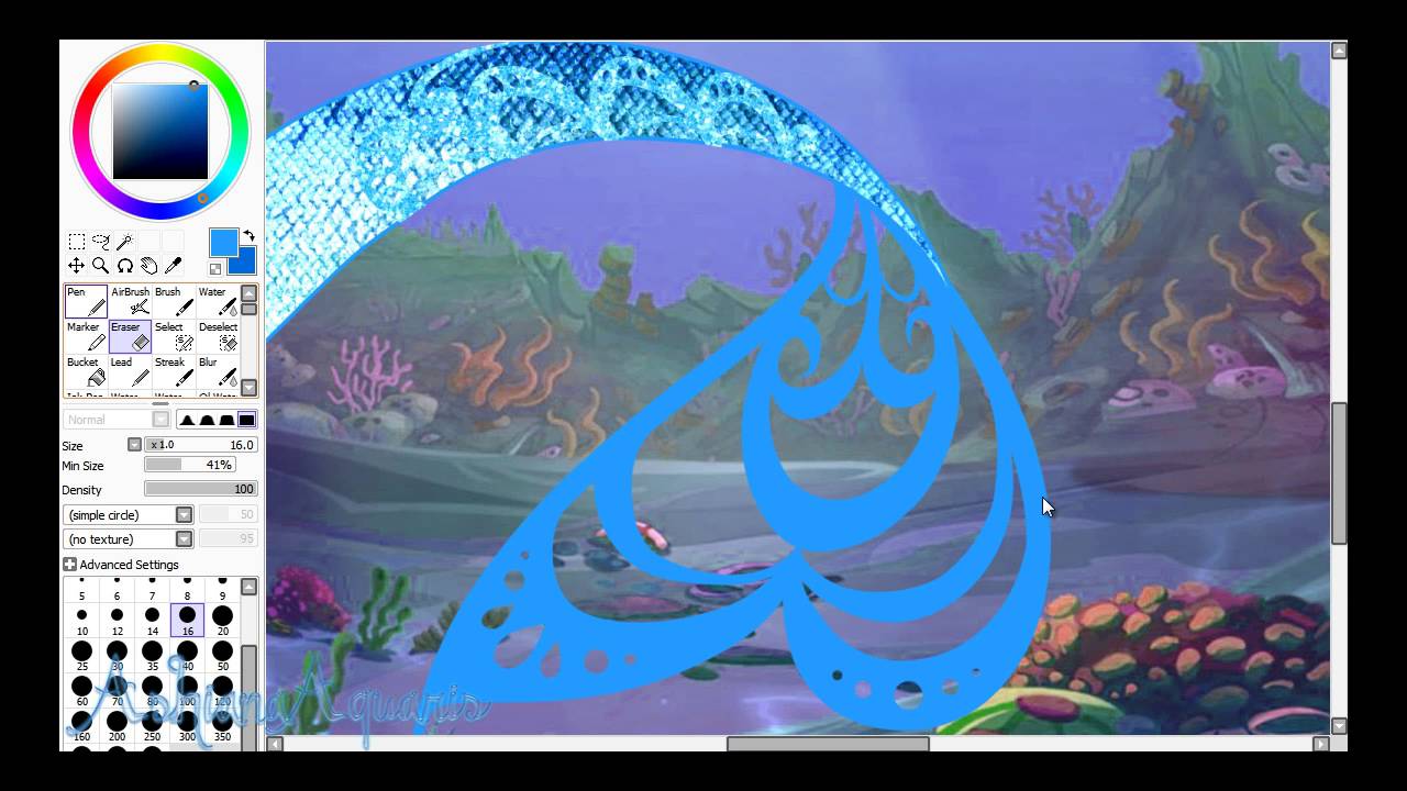 [WC] Speedpaint: Ashia Butterflix Mermaid