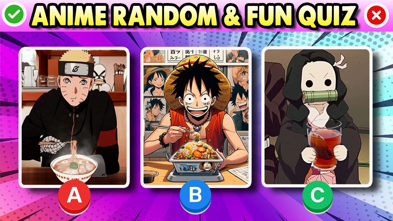 Random Anime Questions ๐ฏCHOOSE ONE BUTTON ANIME RANDOM & FUN QUIZ ๐๐ต ANIME QUIZ. - YouTube