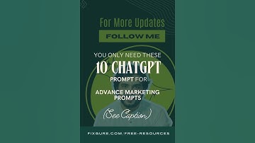 10 Advance Marketing Prompts for ChatGPT | Asif Ali Shoukat | Online Training | Passive Income #ai