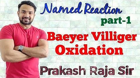 Baeyer Villiger Oxidation // Rearrangement // Reaction // CSIR-NET GATE IIT-JAM